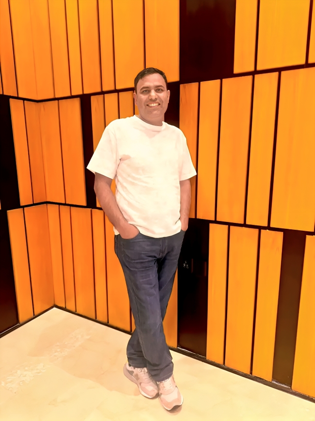 Owner Chhabilal Khanal at New Supa Deurali Colour House